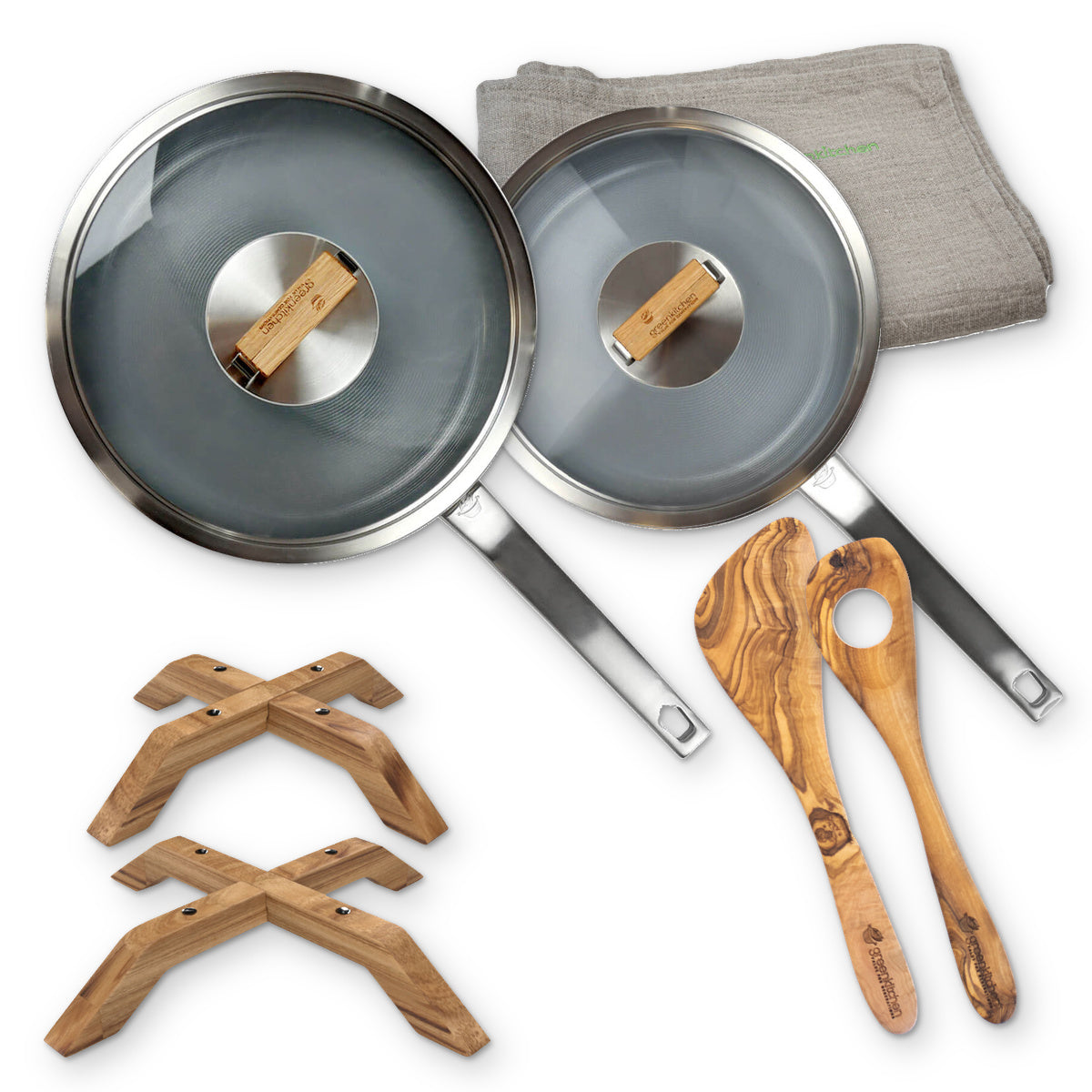 GreenKitchen Set "Familien-Pfannenset"