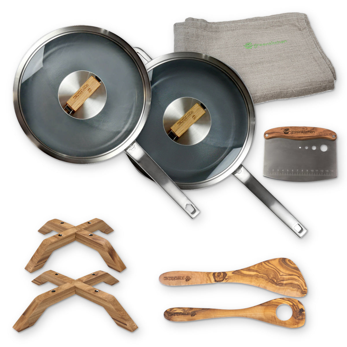 GreenKitchen Set "Familien-Pfannenset Plus"