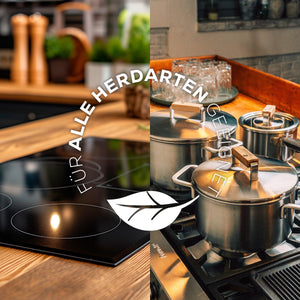 GreenKitchen Set "Topfset mit 2 Pfannen + Hotdock + Sonnenblumenöl"