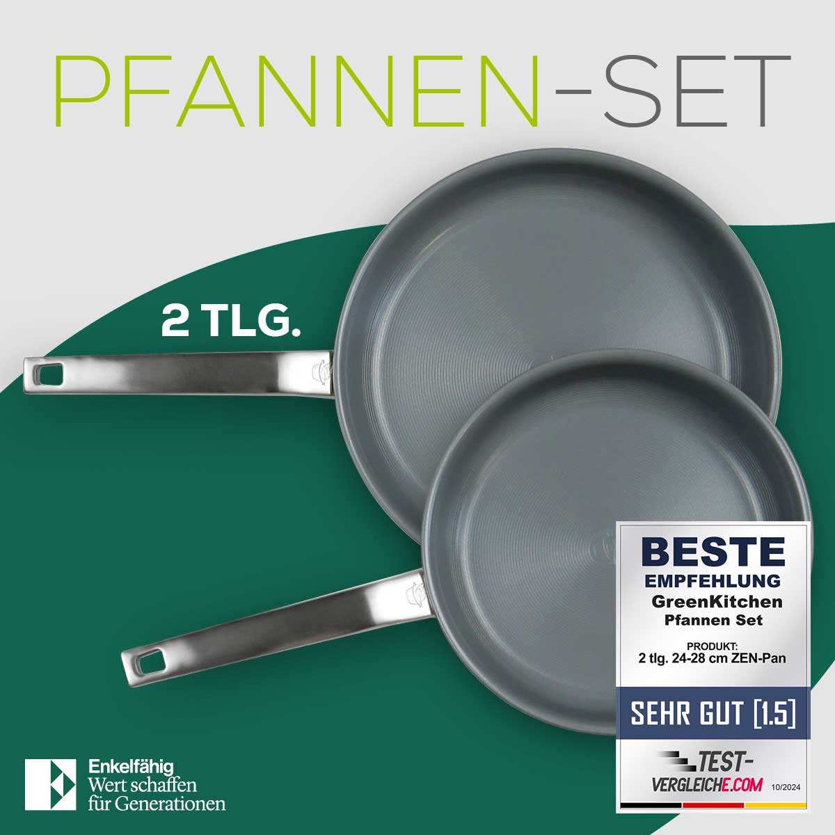 GreenKitchen Pfannen Set "ZEN-Pan"