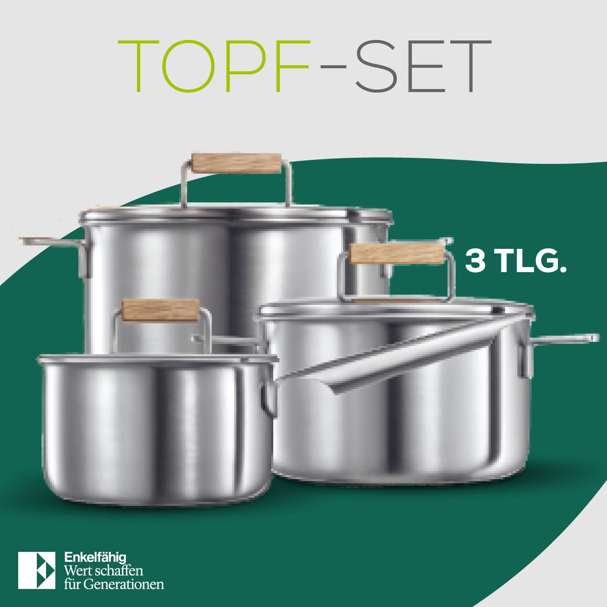 GreenKitchen Topf Set "Your Pot For Life"