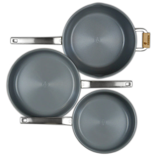 GreenKitchen Set "ZEN-Pan - mit drei Pfannen"