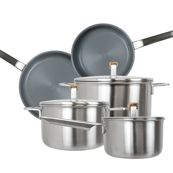GreenKitchen Set "Topfset mit 2 Pfannen"