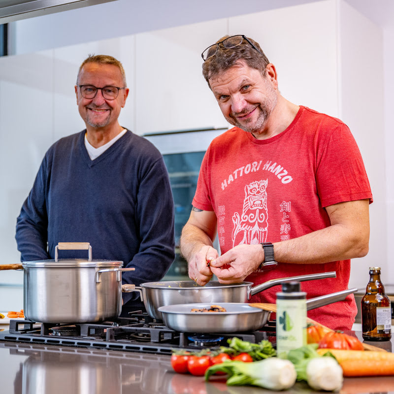 Markus Schwinge und Alexander Granderath sind die Köpfe hinter GreenKitchen